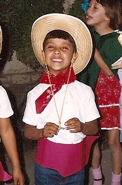 Gabe 5yrs old during a school performance at Davis Elementary